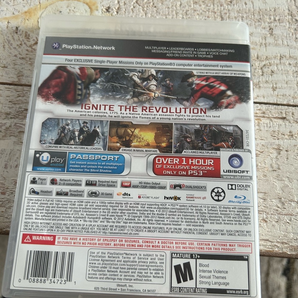 PS 3 ASSIGNS CREED 3 - Picture 4 of 4
